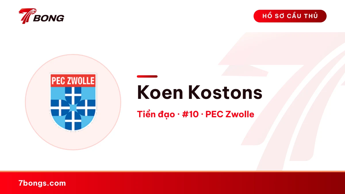 Koen Kostons — PEC Zwolle