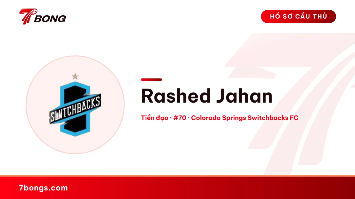 Rashed Jahan — Colorado Springs Switchbacks FC