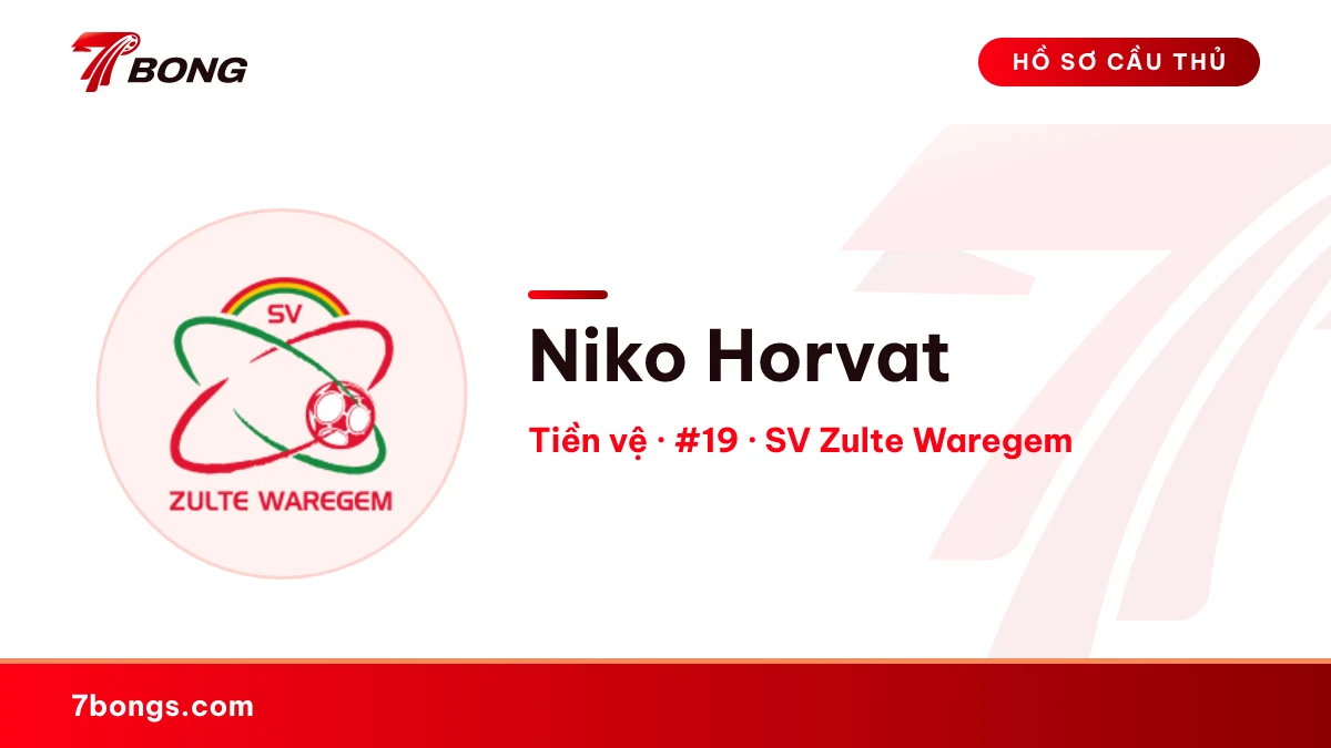 Niko Horvat — SV Zulte Waregem