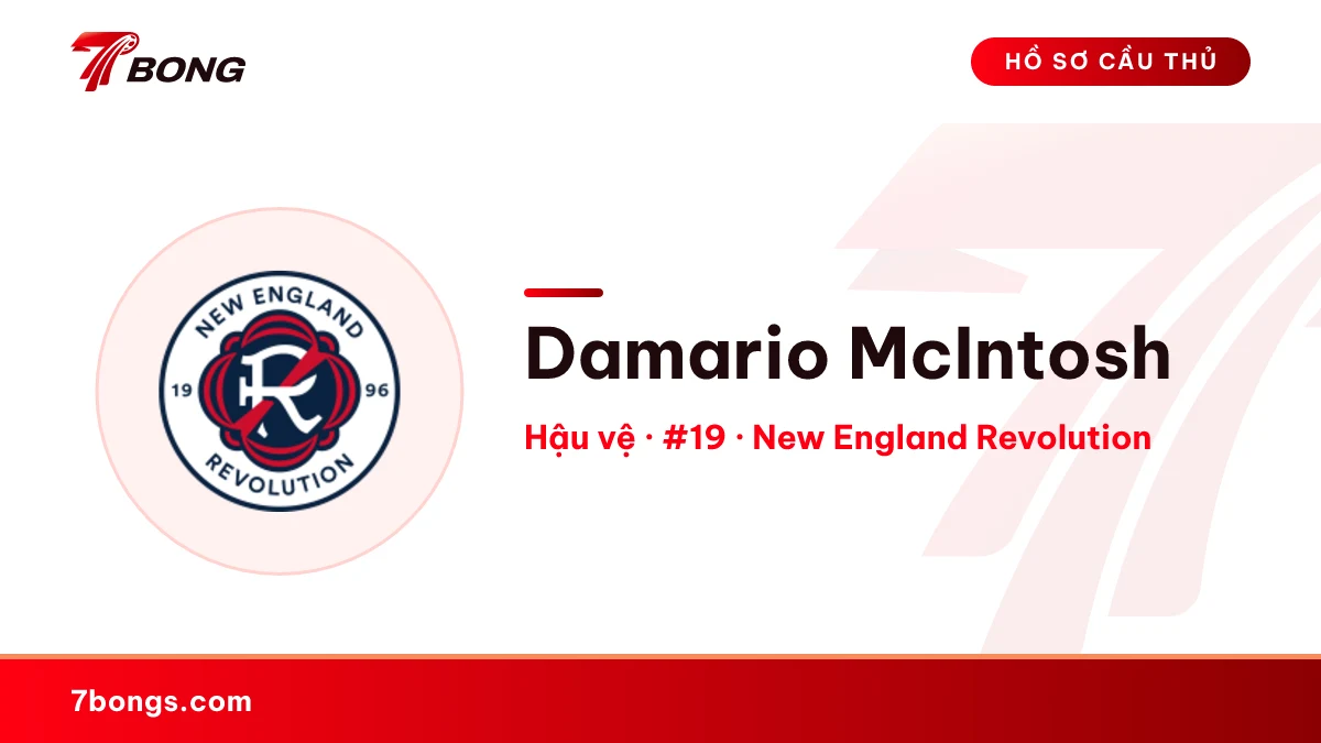 Damario McIntosh — New England Revolution