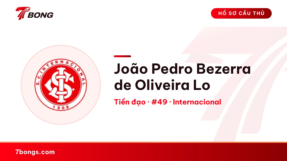João Pedro Bezerra de Oliveira Lo — Internacional