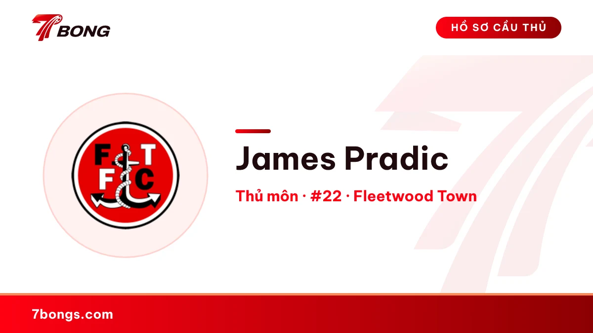 James Pradic — Fleetwood Town