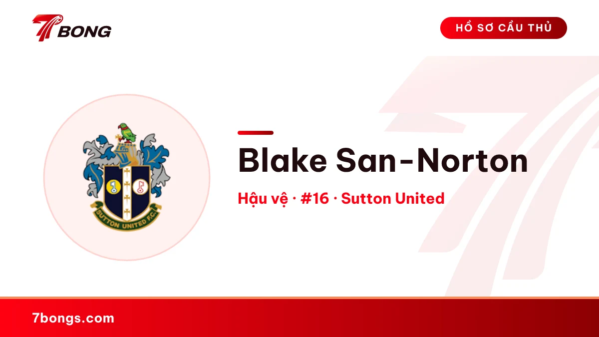 Blake San-Norton — Sutton United