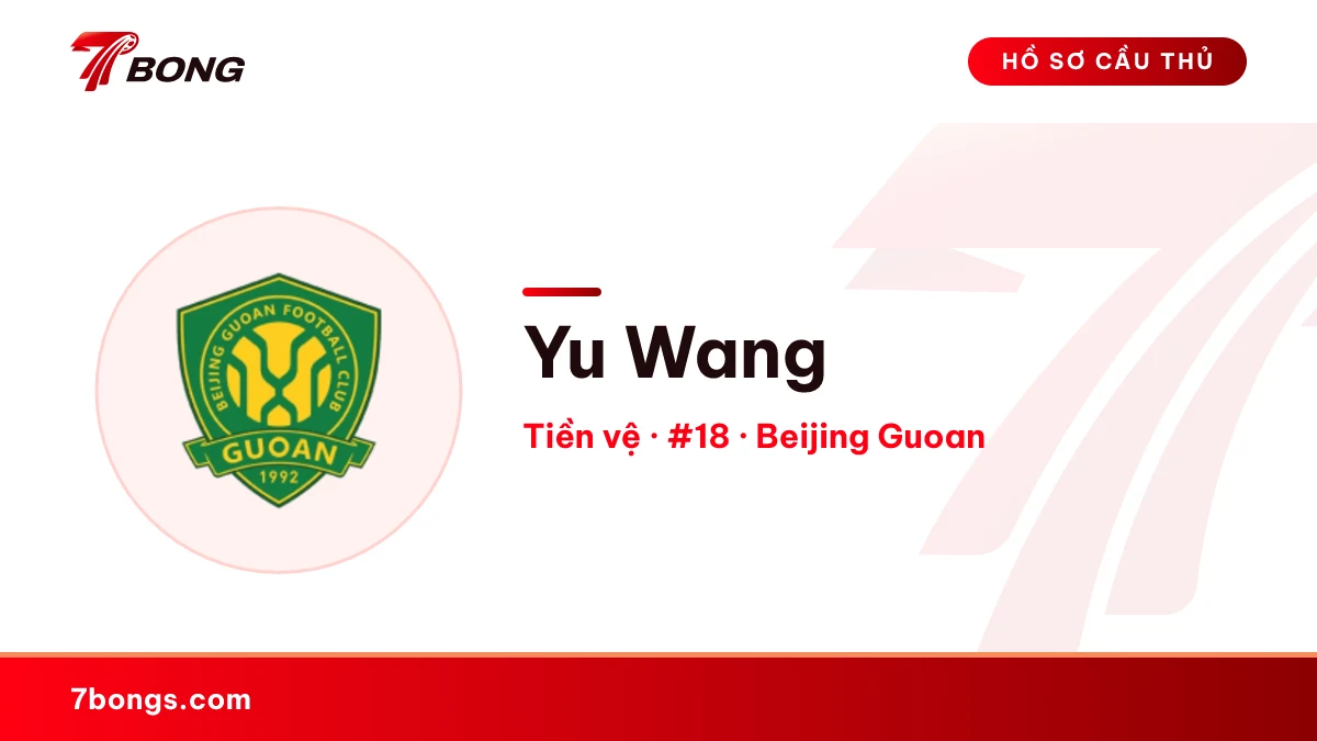 Yu Wang — Beijing Guoan