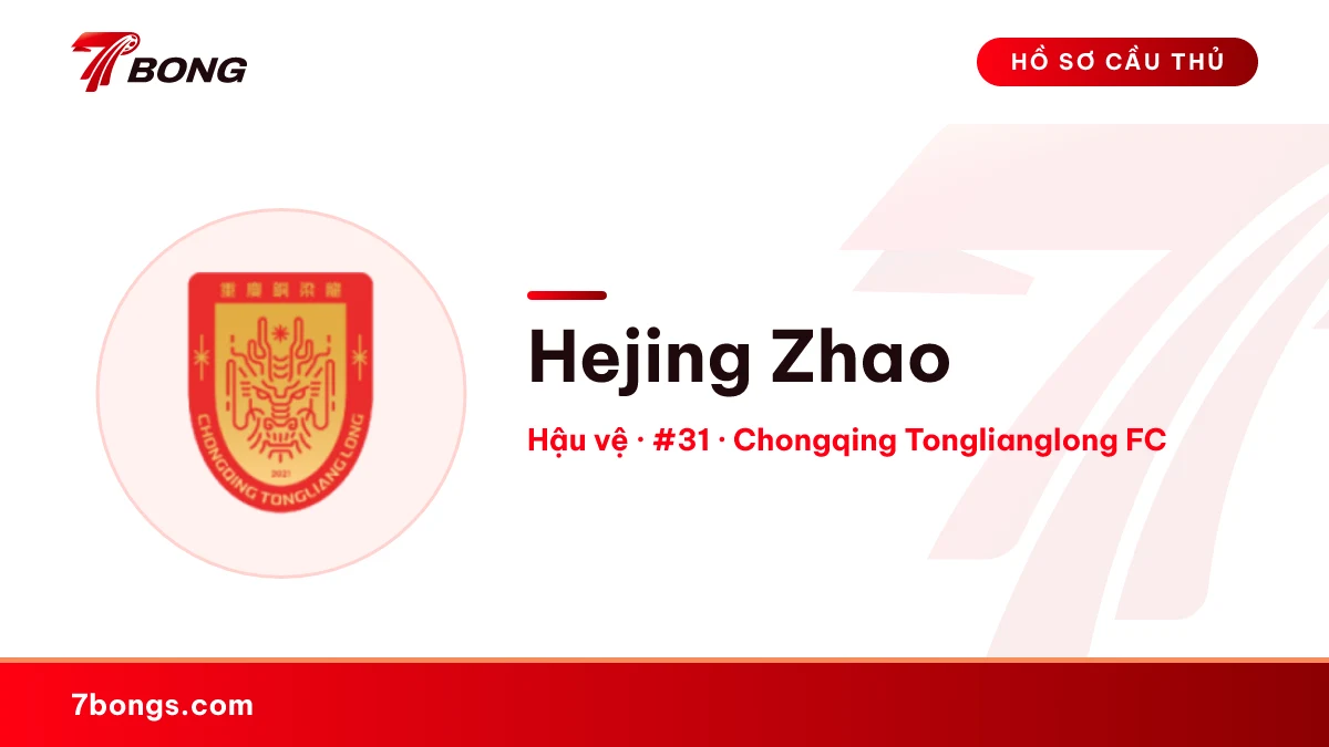 Hejing Zhao — Chongqing Tonglianglong FC