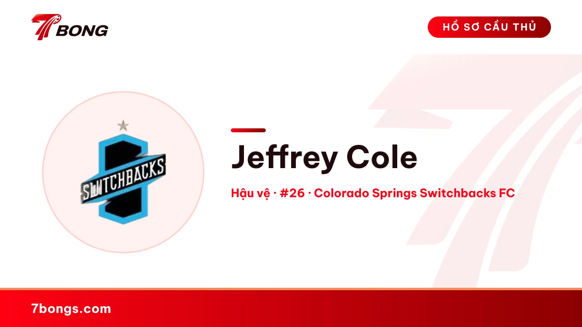 Jeffrey Cole — Colorado Springs Switchbacks FC