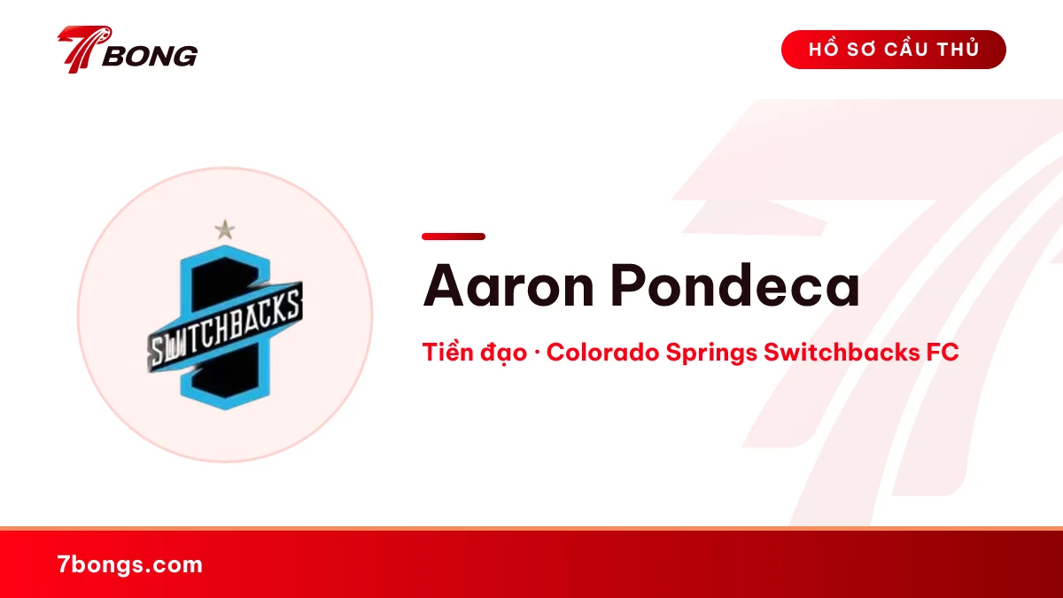 Aaron Pondeca — Colorado Springs Switchbacks FC