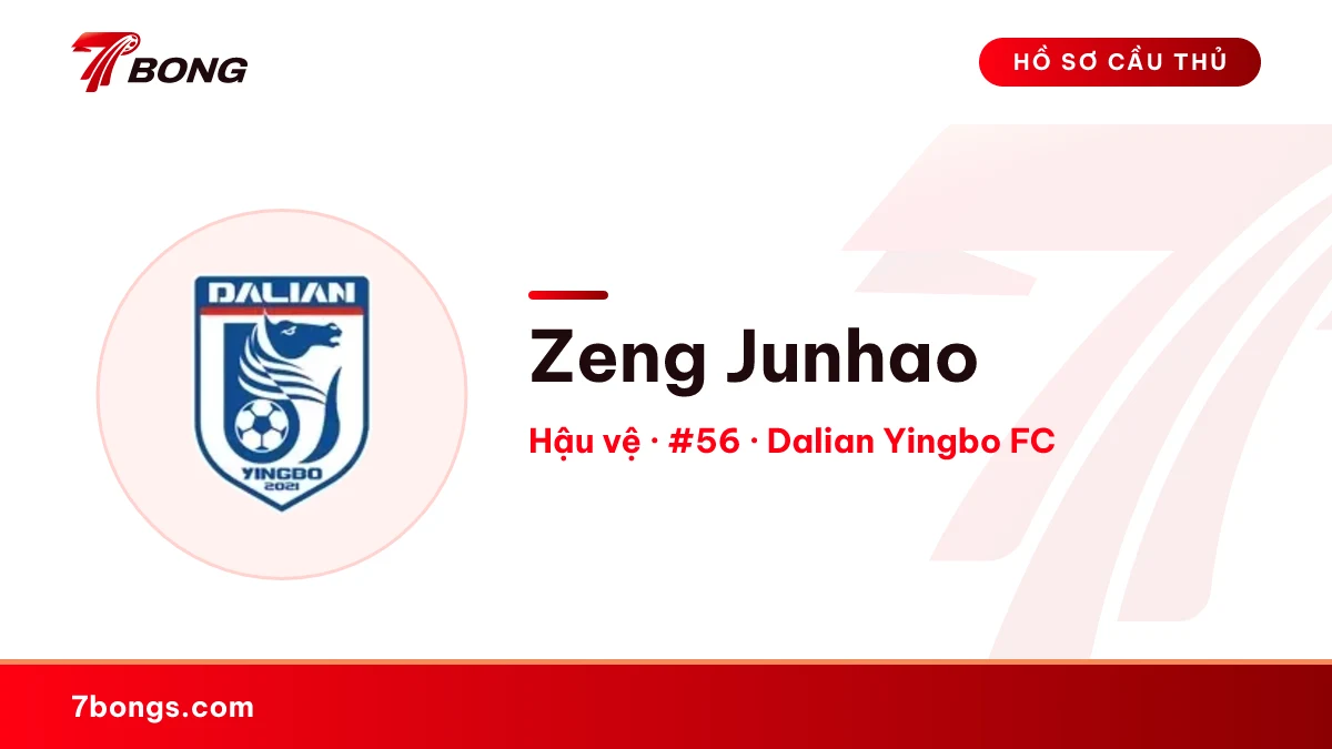 Zeng Junhao — Dalian Yingbo FC