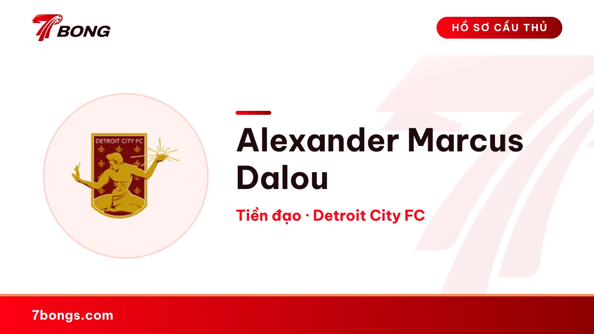 Alexander Marcus Dalou — Detroit City FC