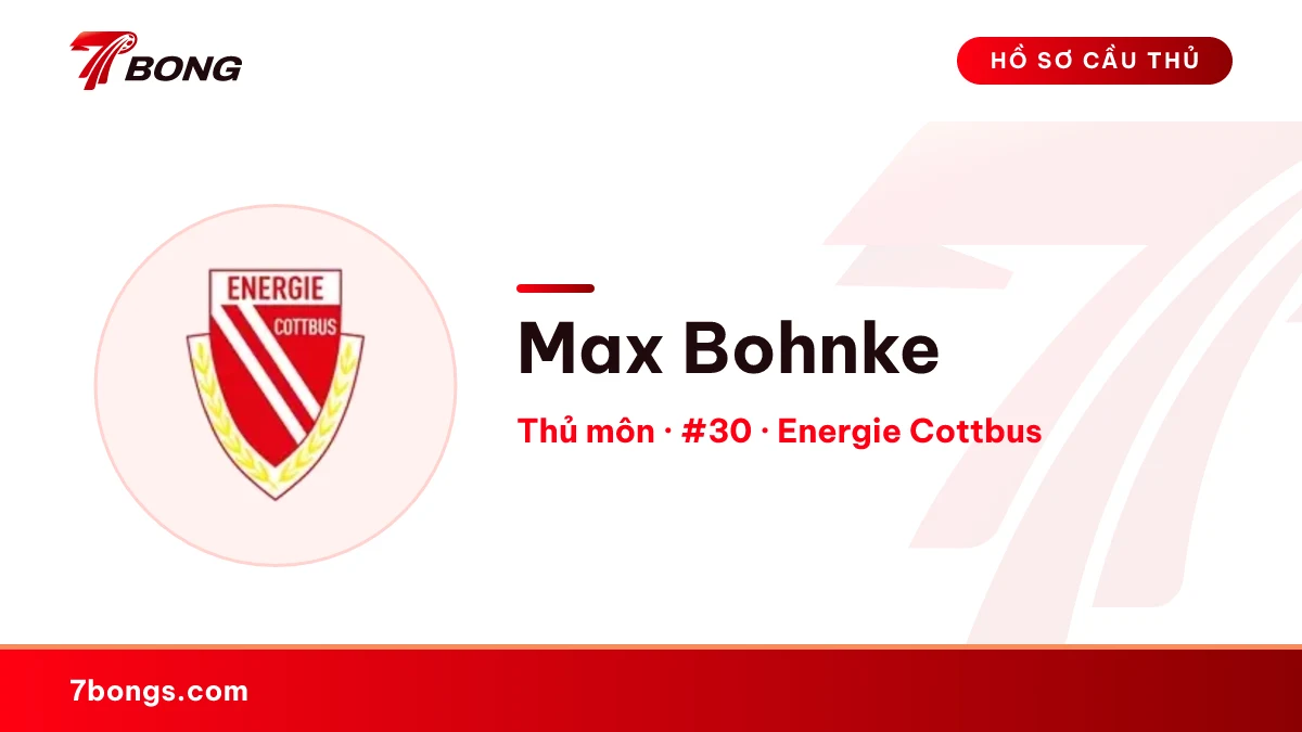 Max Bohnke — Energie Cottbus