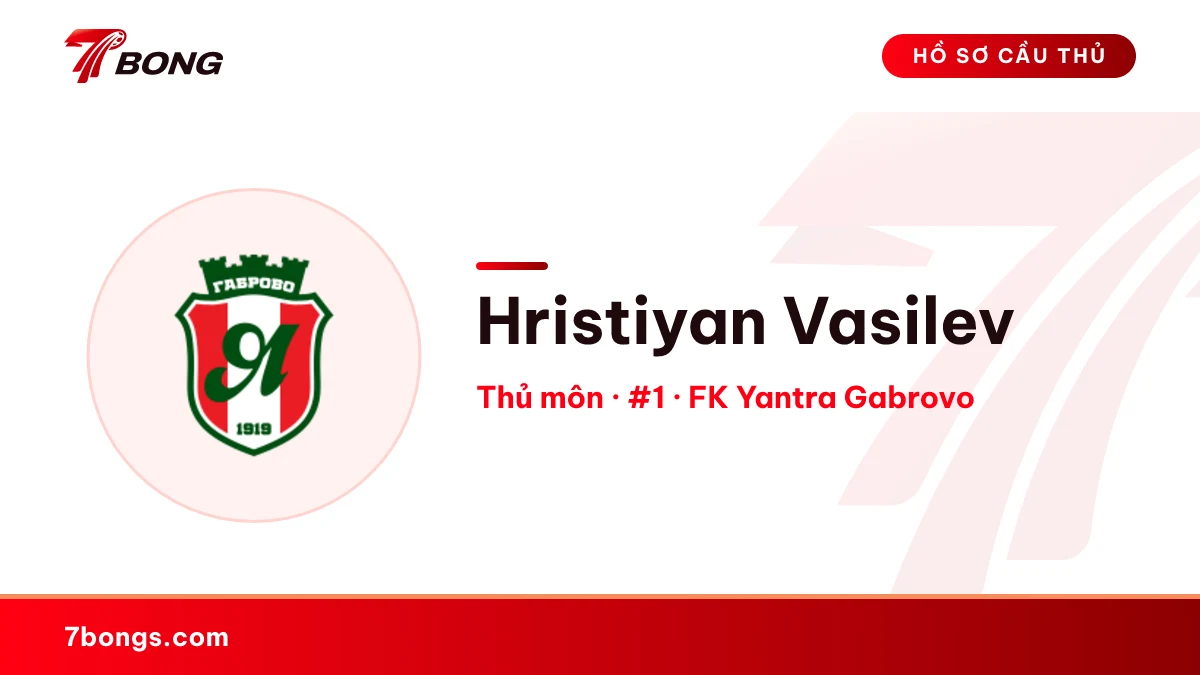 Hristiyan Vasilev — FK Yantra Gabrovo