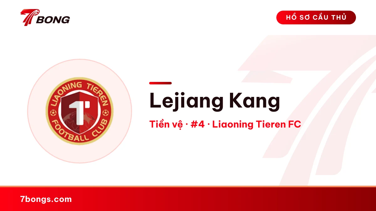 Lejiang Kang — Liaoning Tieren FC