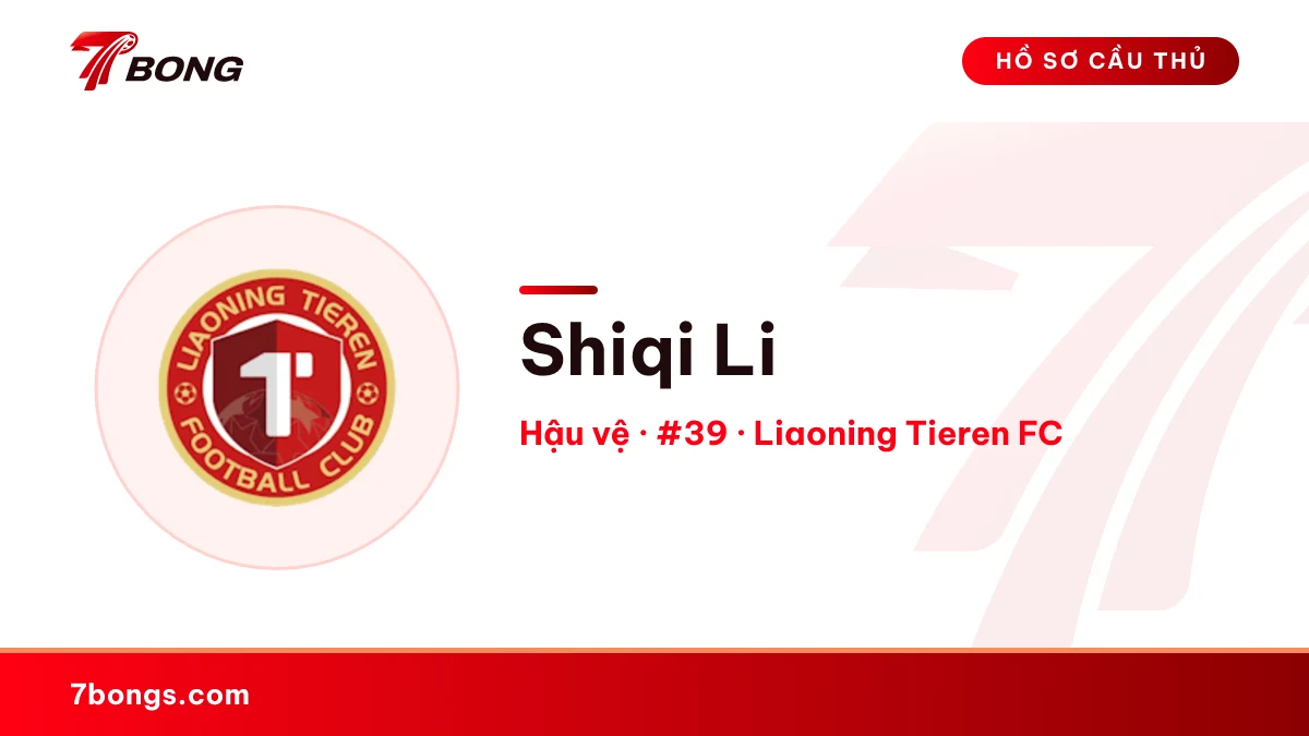 Shiqi Li — Liaoning Tieren FC