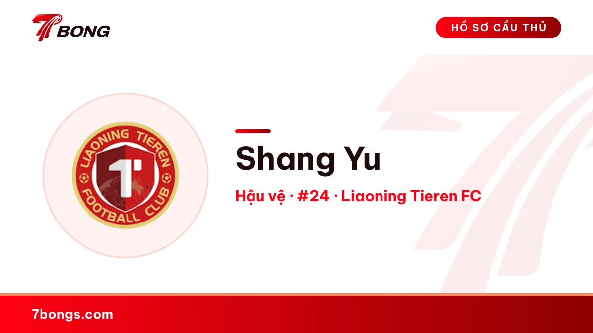 Shang Yu — Liaoning Tieren FC