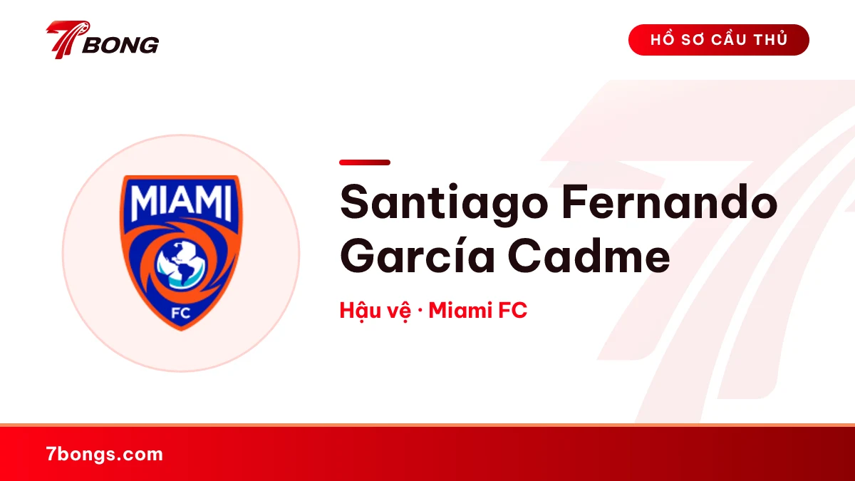 Santiago Fernando García Cadme — Miami FC