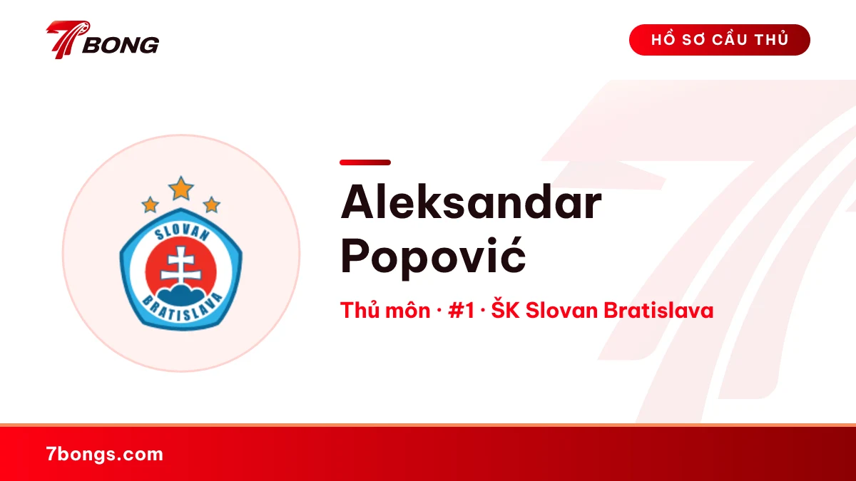 Aleksandar Popović — ŠK Slovan Bratislava