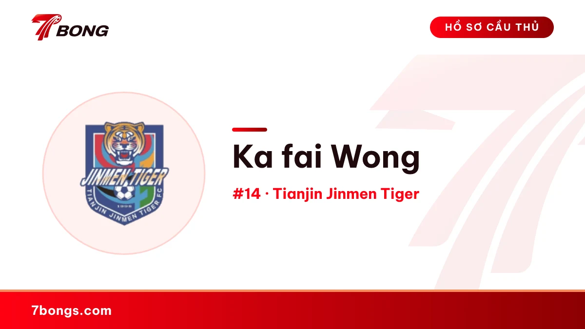 Ka fai Wong — Tianjin Jinmen Tiger