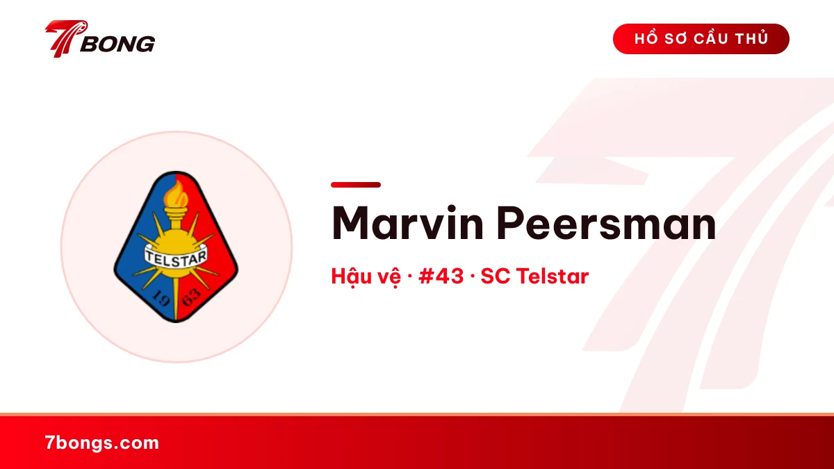 Marvin Peersman — SC Telstar