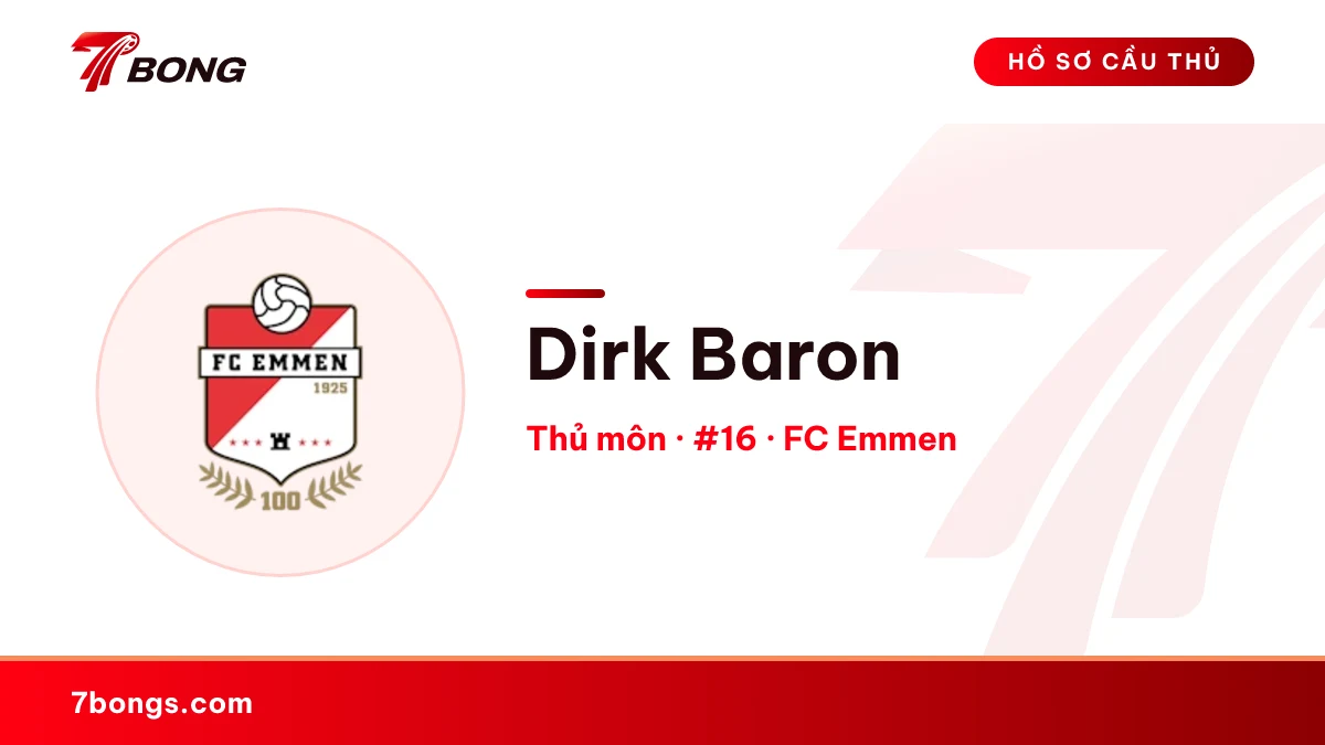 Dirk Baron — FC Emmen