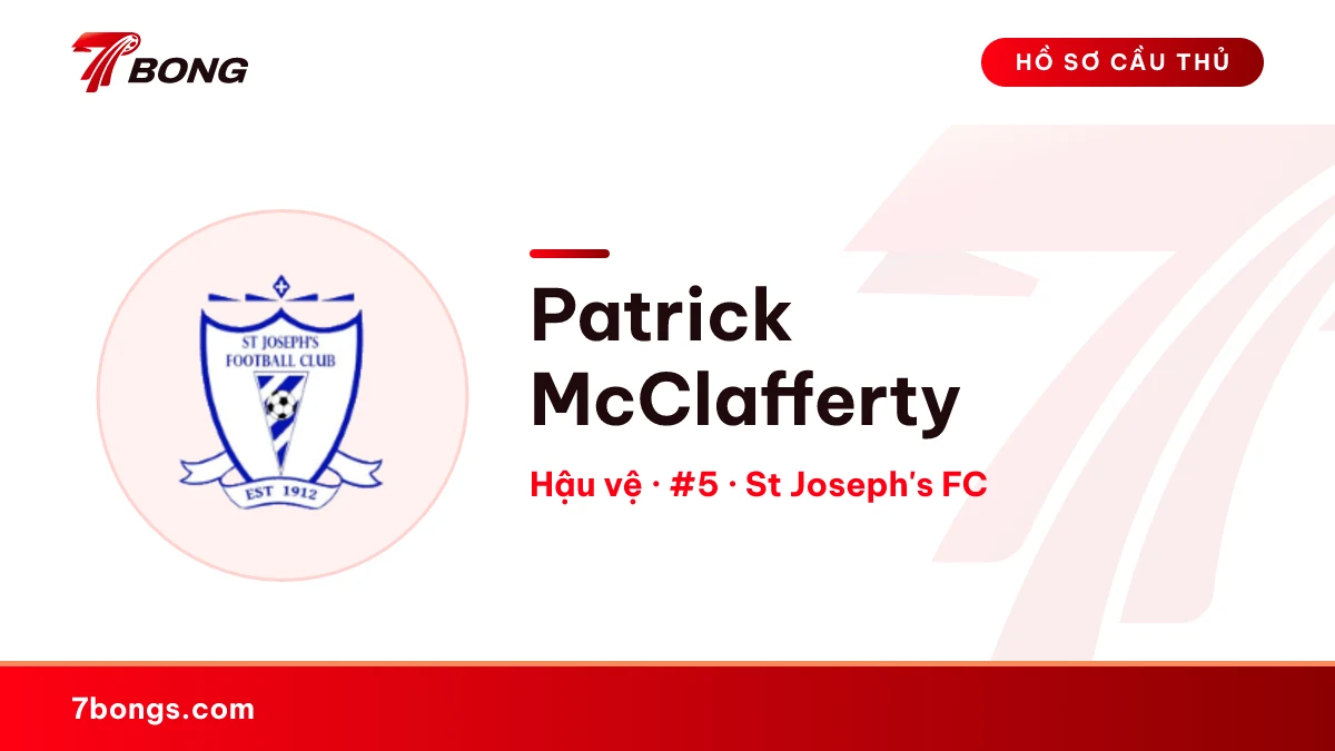 Patrick McClafferty — St Joseph's FC