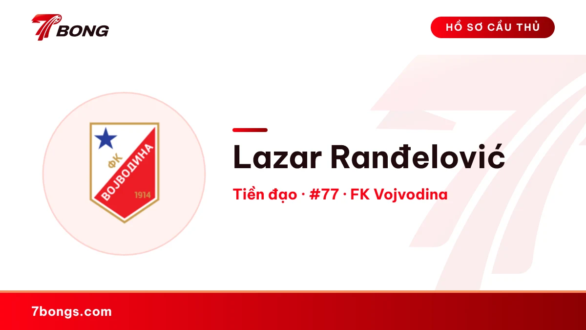 Lazar Ranđelović — FK Vojvodina