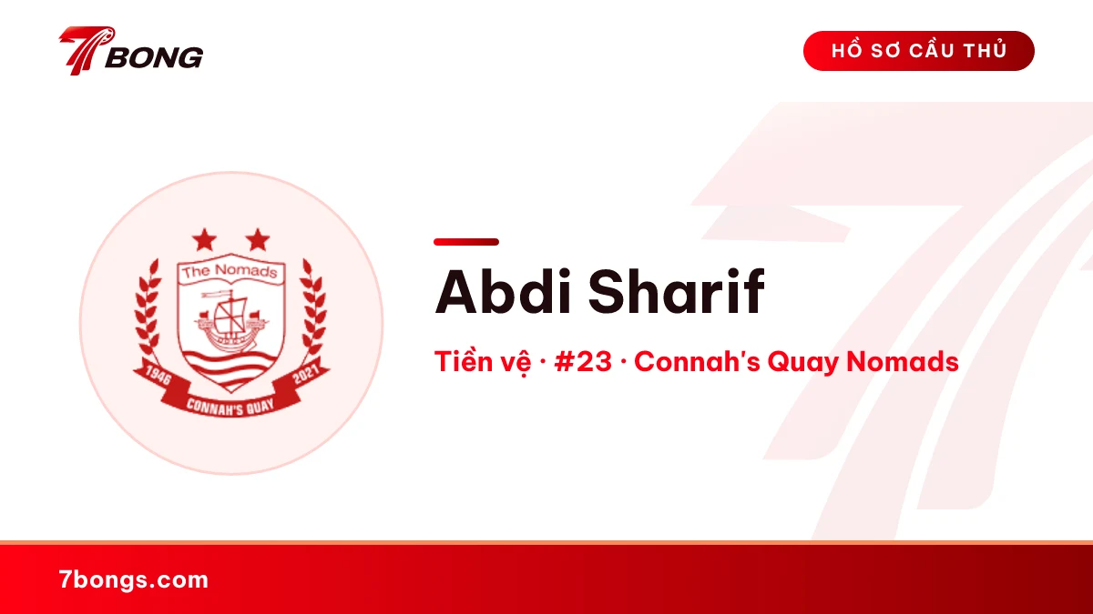 Abdi Sharif — Connah's Quay Nomads