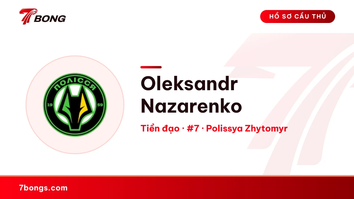 Oleksandr Nazarenko — Polissya Zhytomyr