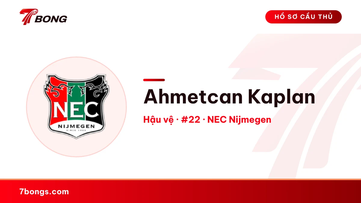 Ahmetcan Kaplan — NEC Nijmegen