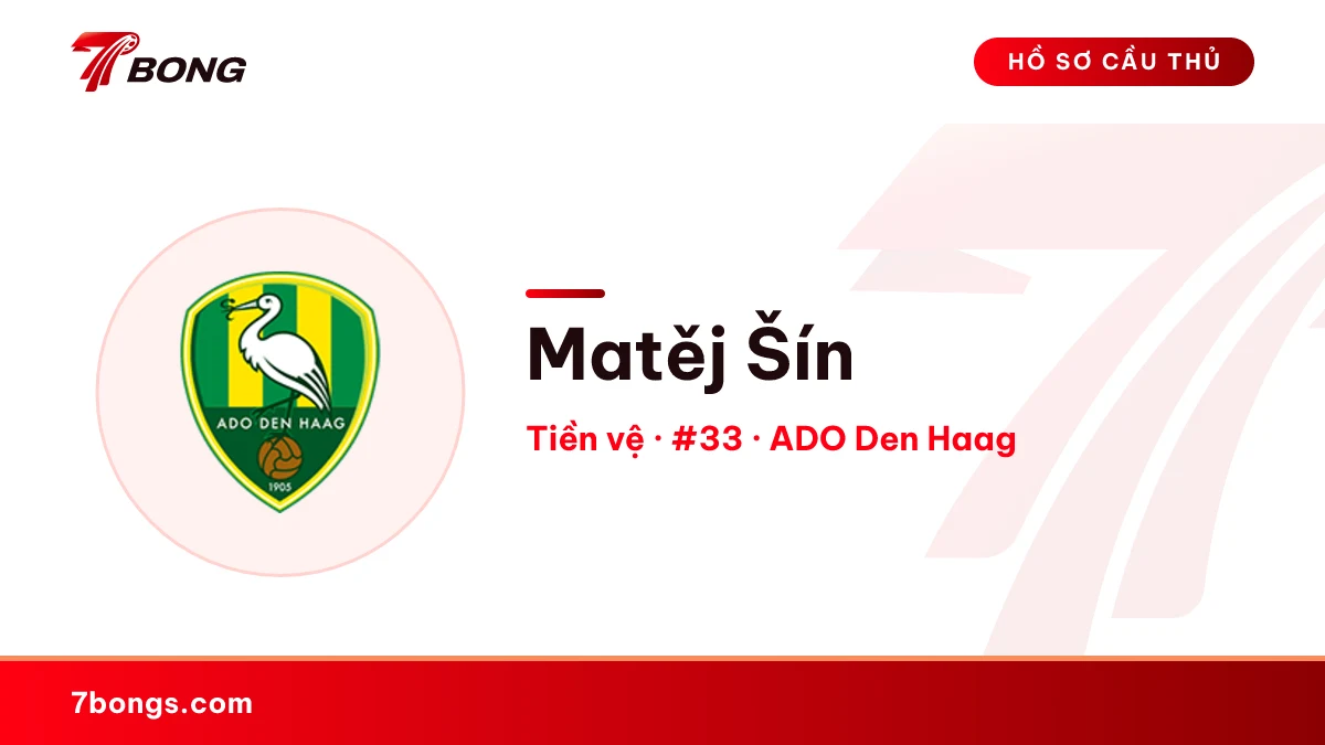 Matěj Šín — ADO Den Haag