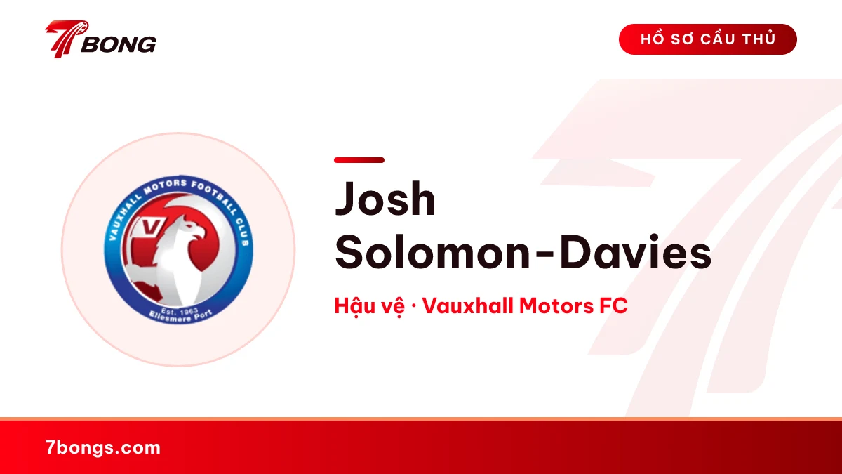 Josh Solomon-Davies — Vauxhall Motors FC