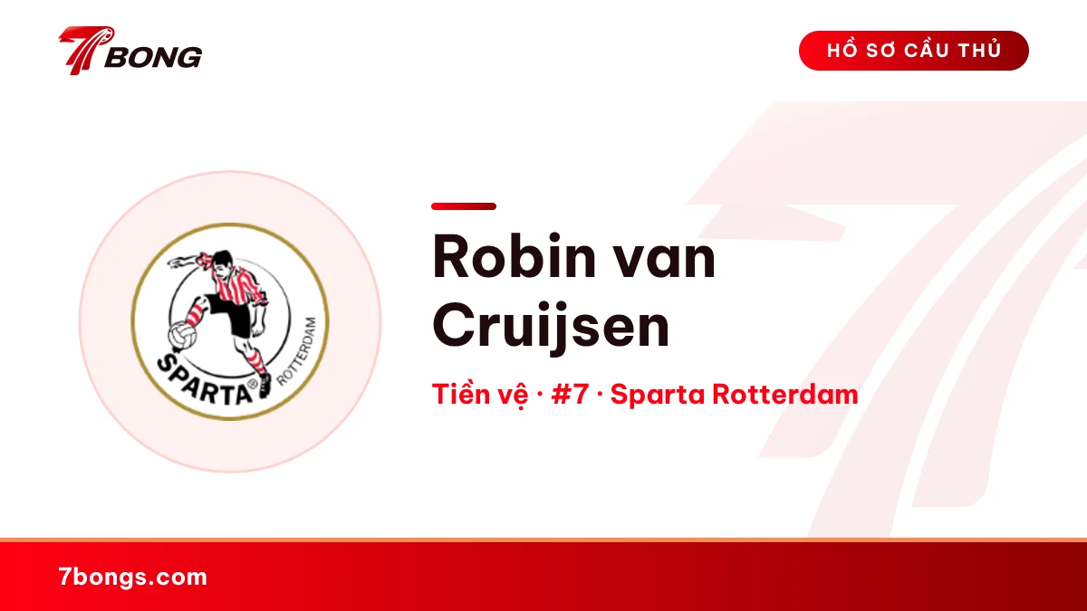 Robin van Cruijsen — Sparta Rotterdam