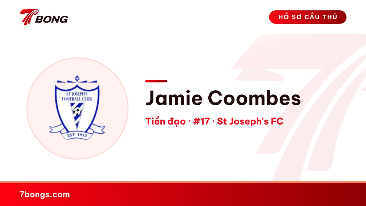 Jamie Coombes — St Joseph's FC