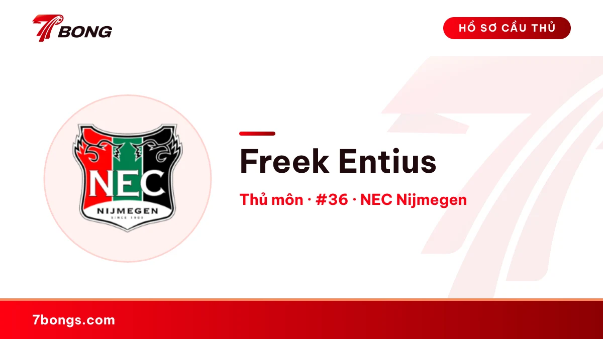 Freek Entius — NEC Nijmegen