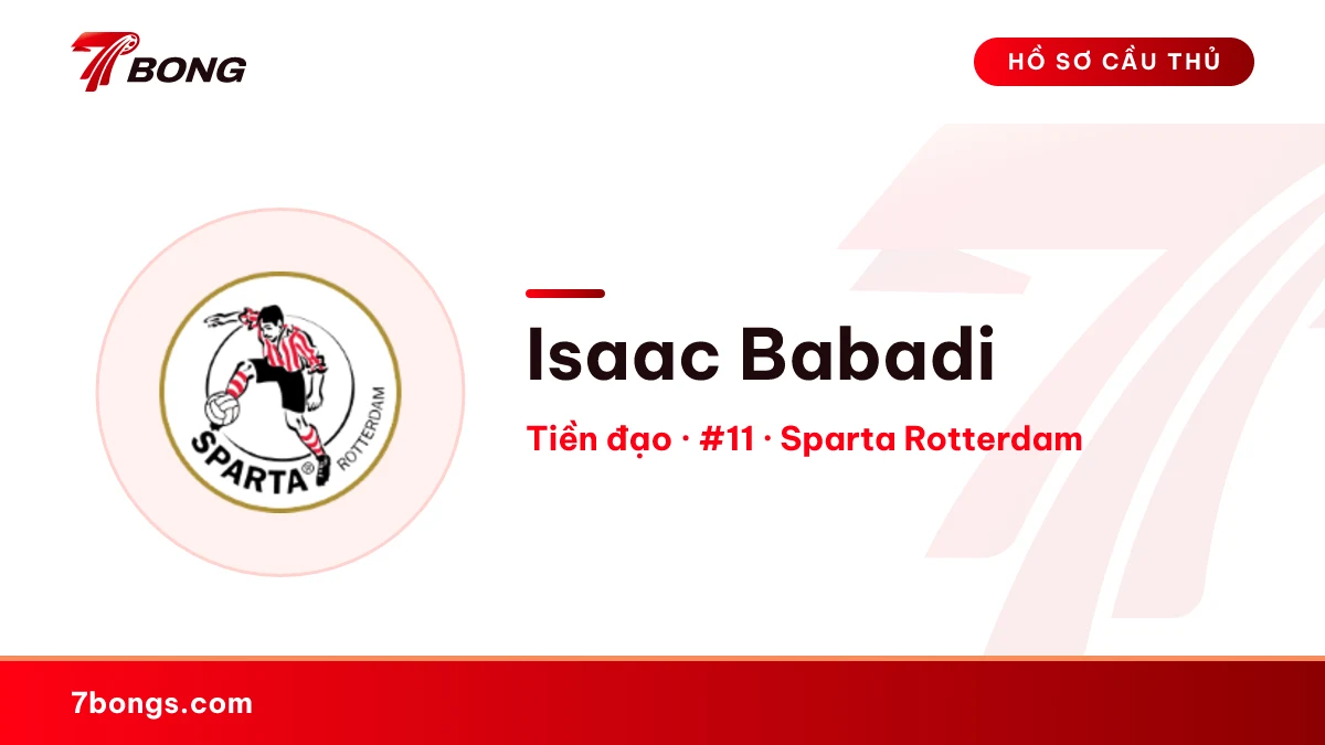 Isaac Babadi — Sparta Rotterdam
