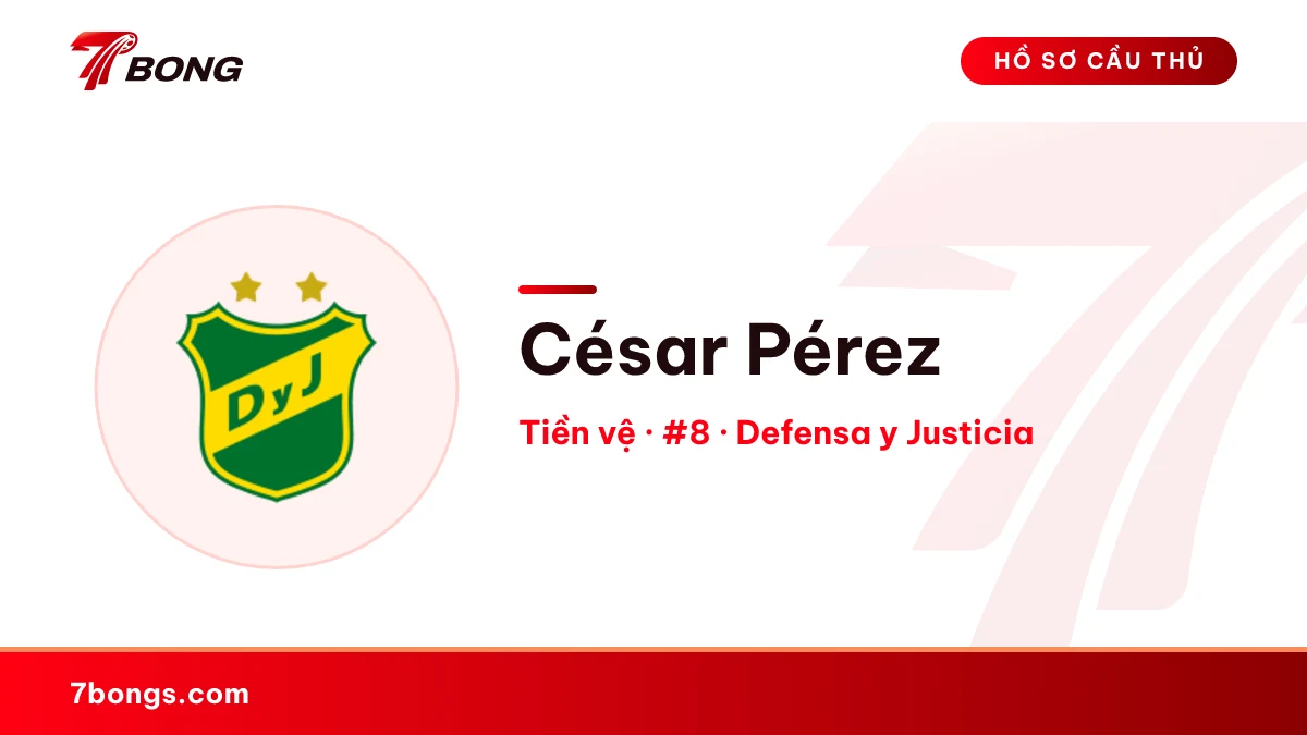 César Pérez — Defensa y Justicia