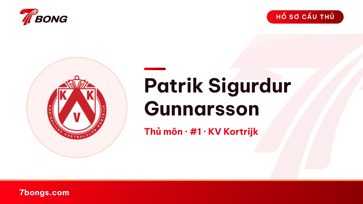 Patrik Sigurdur Gunnarsson — KV Kortrijk