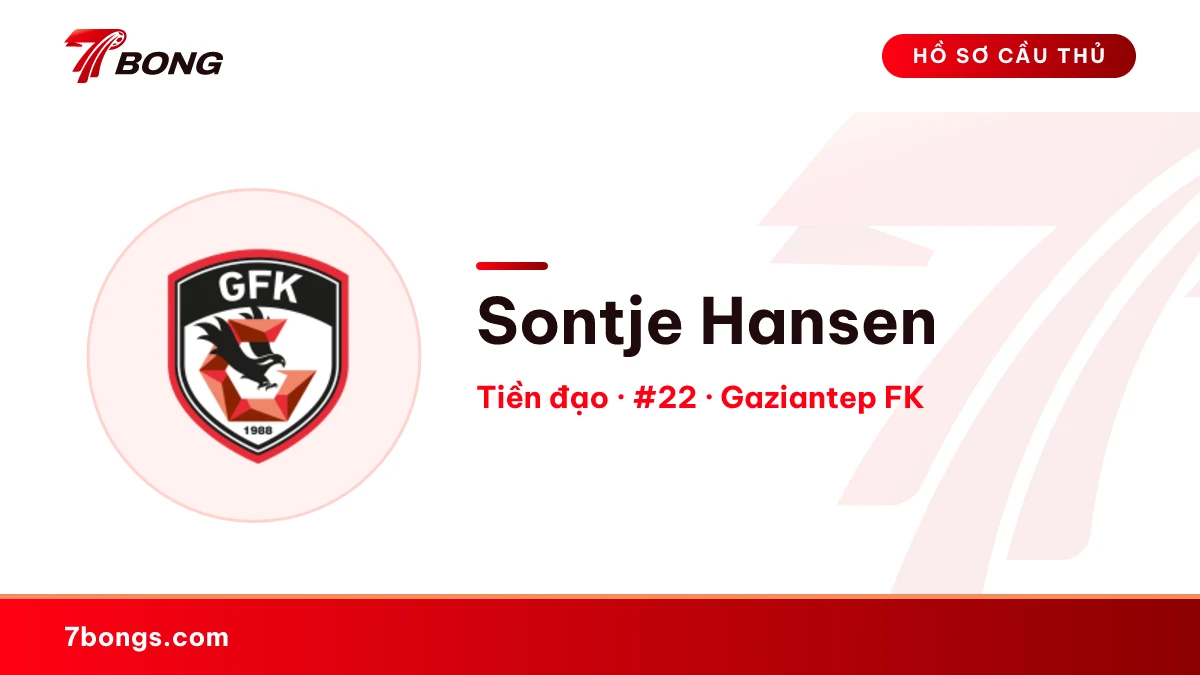 Sontje Hansen — Gaziantep FK