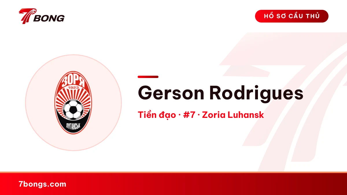 Gerson Rodrigues — Zoria Luhansk