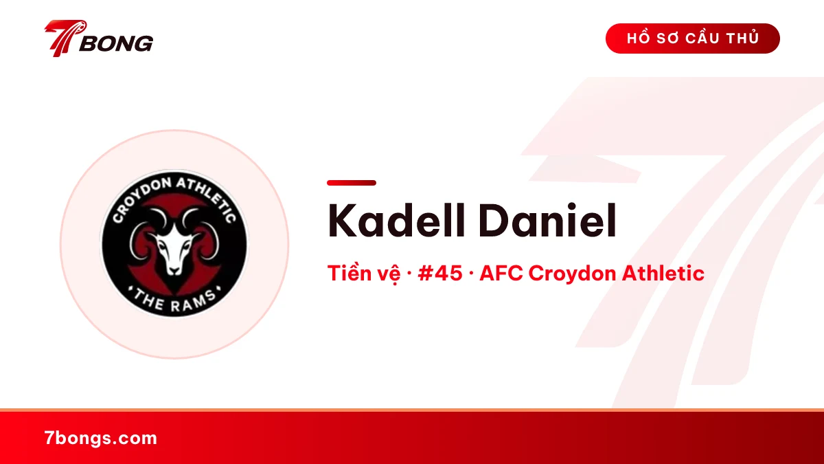 Kadell Daniel — AFC Croydon Athletic