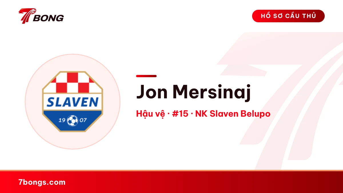 Jon Mersinaj — NK Slaven Belupo