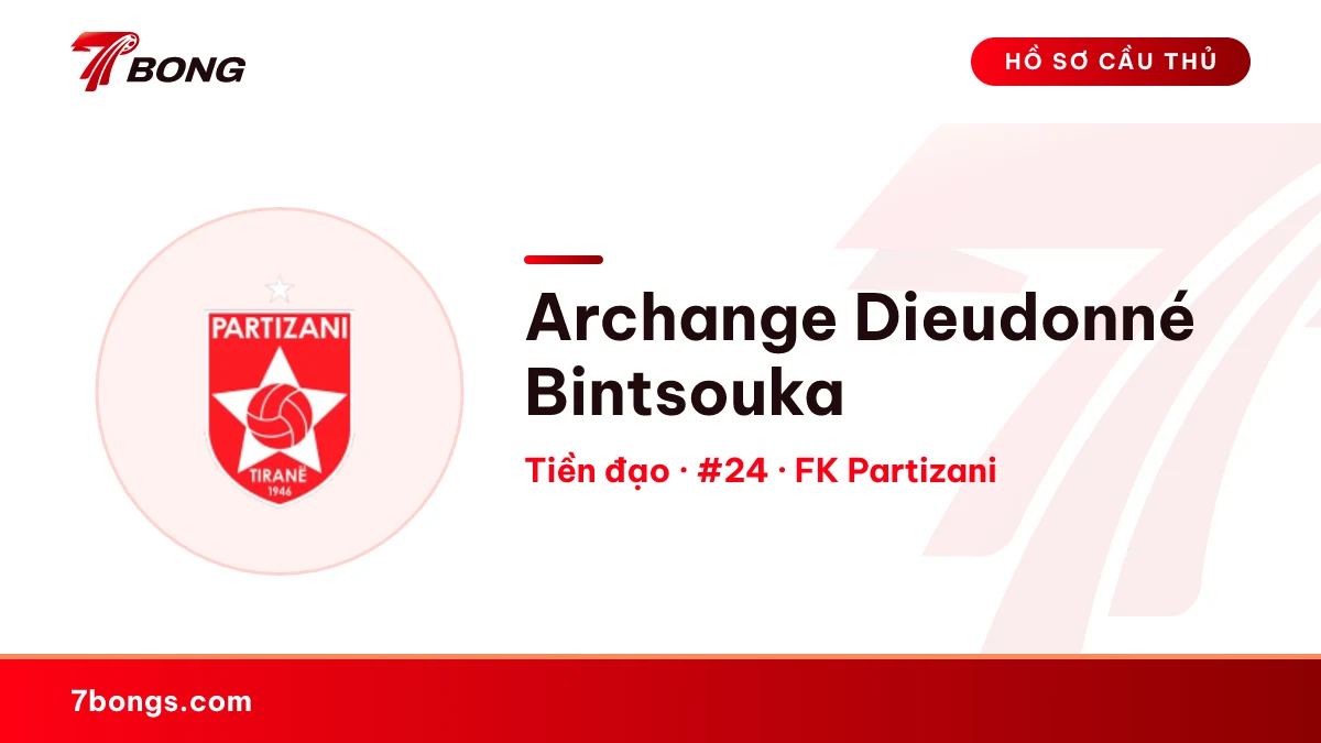 Archange Dieudonné Bintsouka — FK Partizani