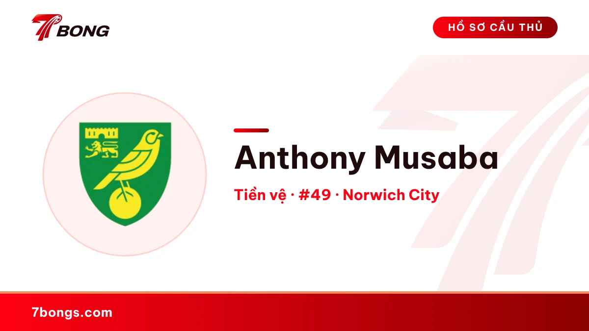 Anthony Musaba — Norwich City