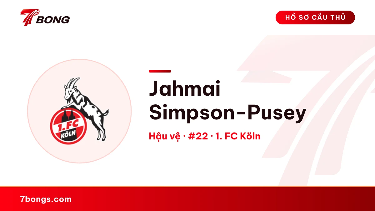 Jahmai Simpson-Pusey — 1. FC Köln