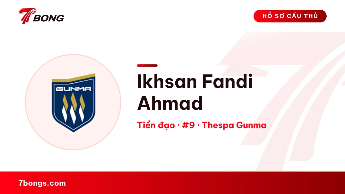 Ikhsan Fandi Ahmad — Thespa Gunma