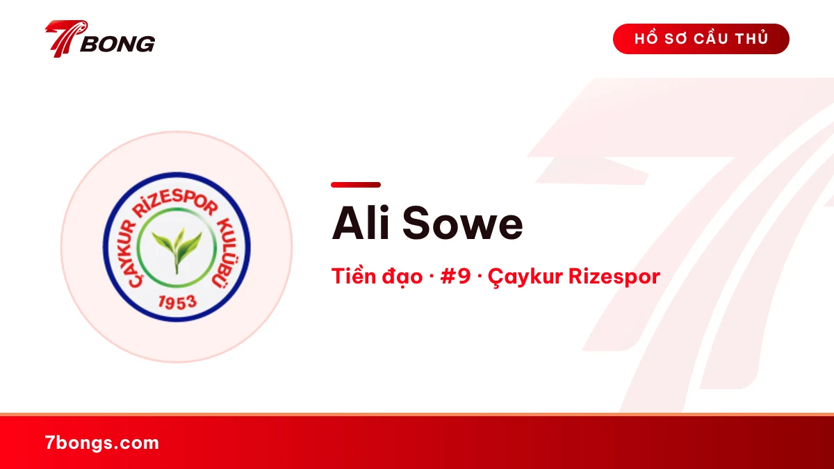 Ali Sowe — Çaykur Rizespor
