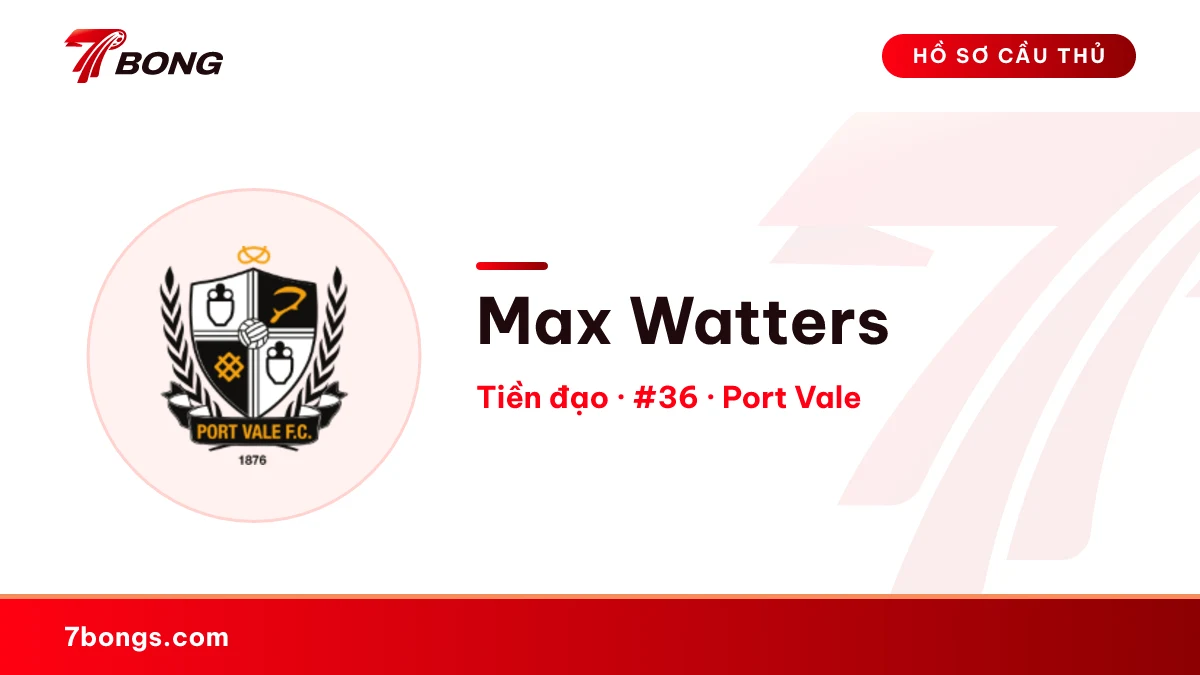 Max Watters — Port Vale