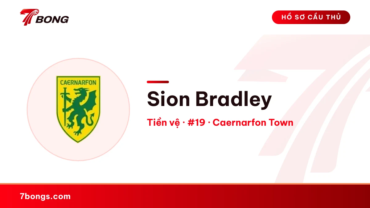 Sion Bradley — Caernarfon Town
