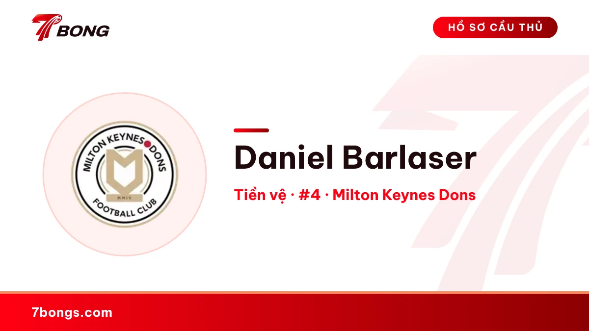 Daniel Barlaser — Milton Keynes Dons