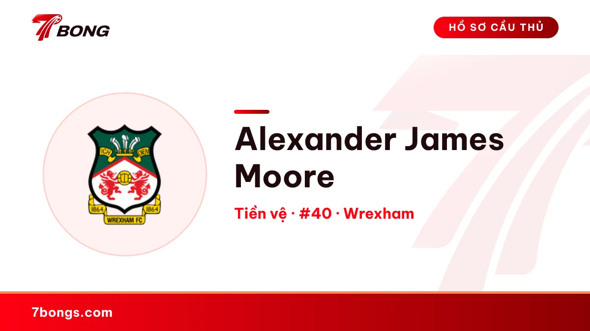 Alexander James Moore — Wrexham