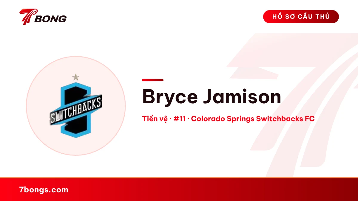 Bryce Jamison — Colorado Springs Switchbacks FC